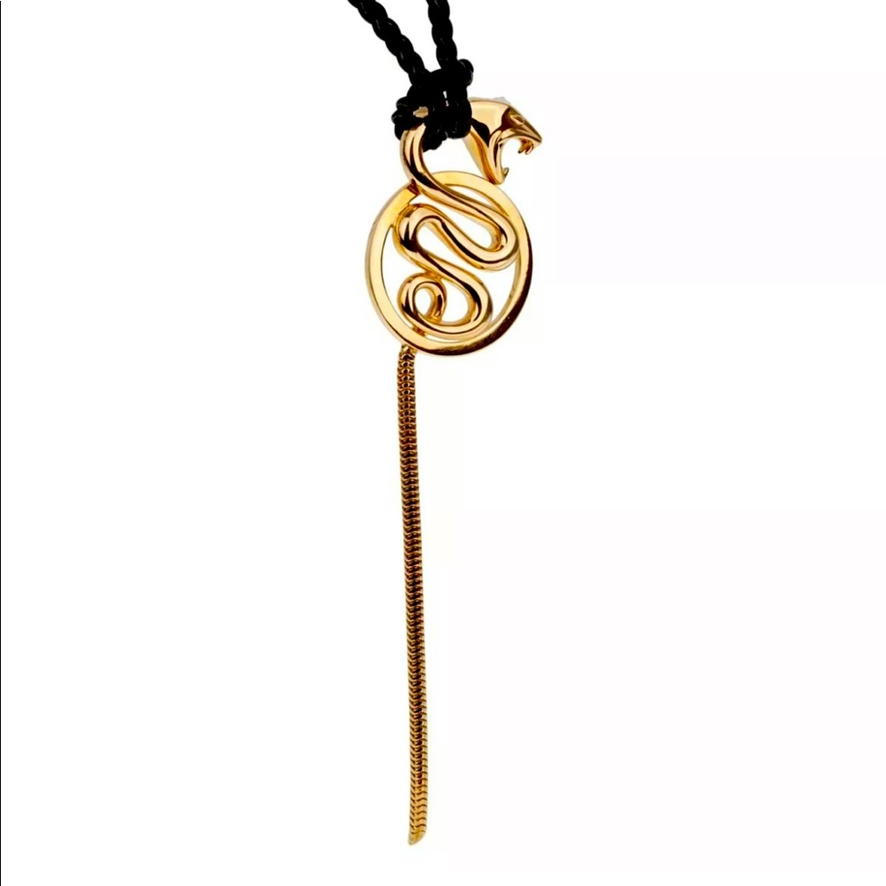 Boucheron Snake necklace from the Kaa collection crafted in 18k yellow gold.